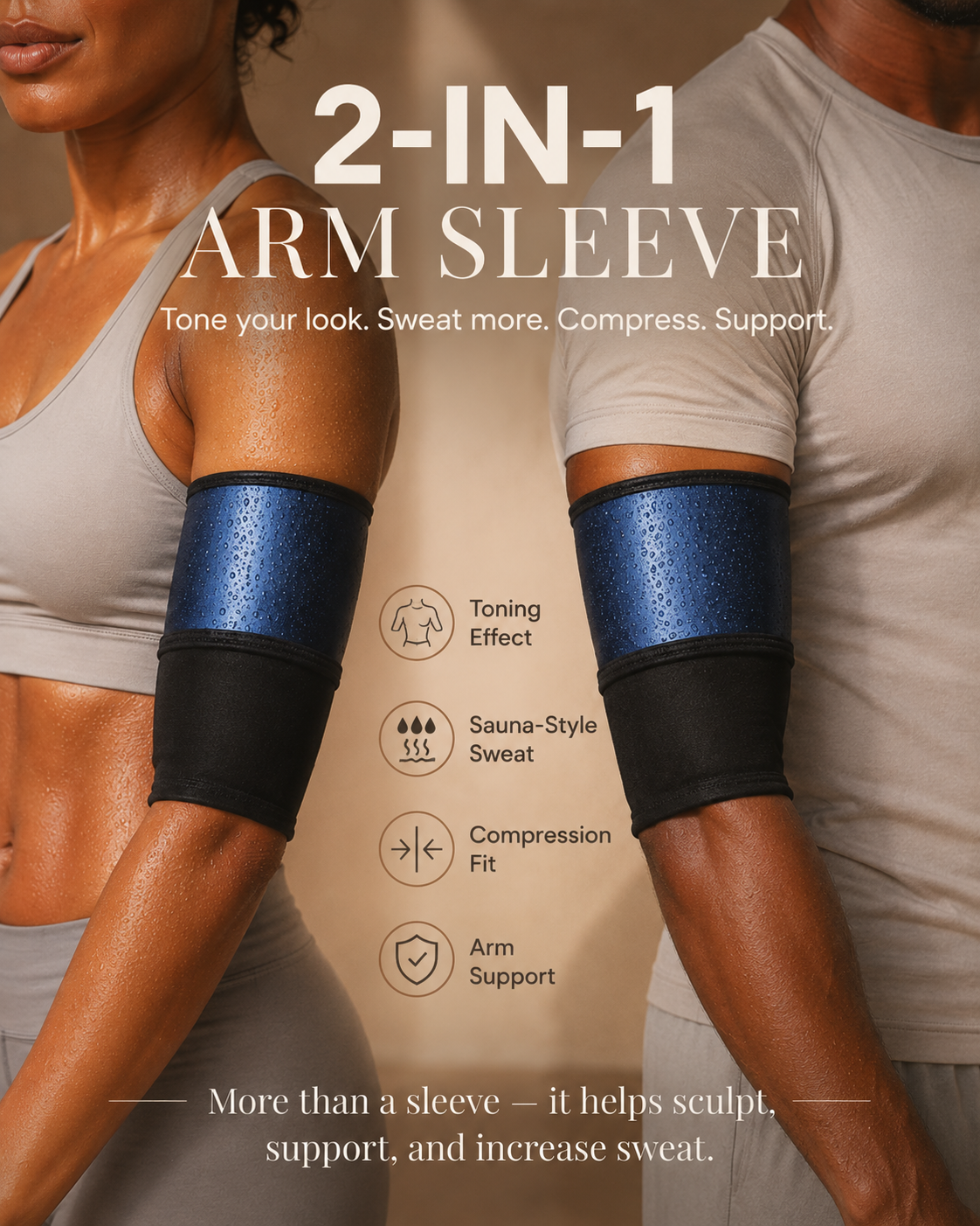 Everwell Arm Sculpt & Sweat Sleeves