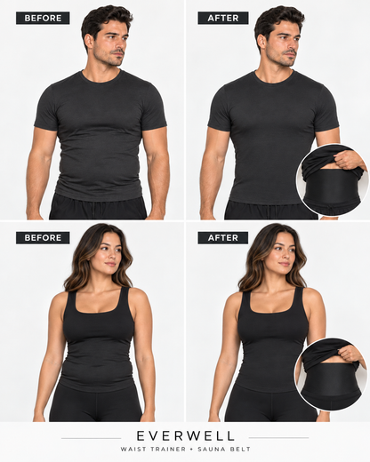 Everwell Waist Trainer + Sauna Belt
