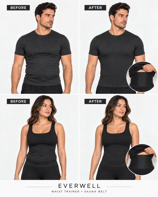 Everwell Waist Trainer + Sauna Belt