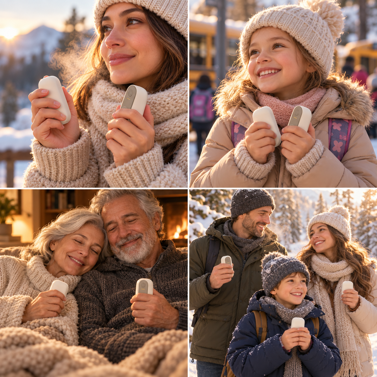 Everwell Magnetic Hand Warmers – Rechargeable 2-in-1 Pocket Heater